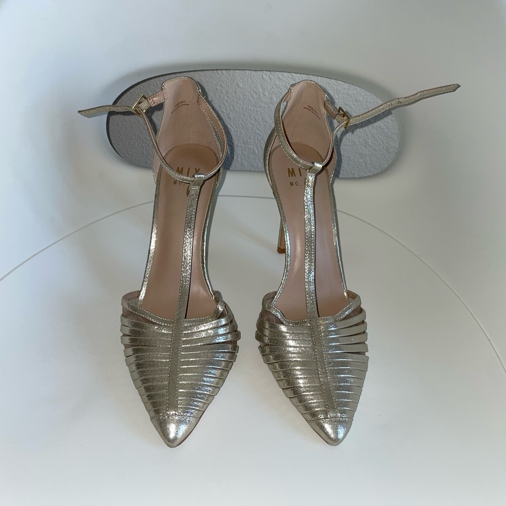 Gold Metallic High Heels